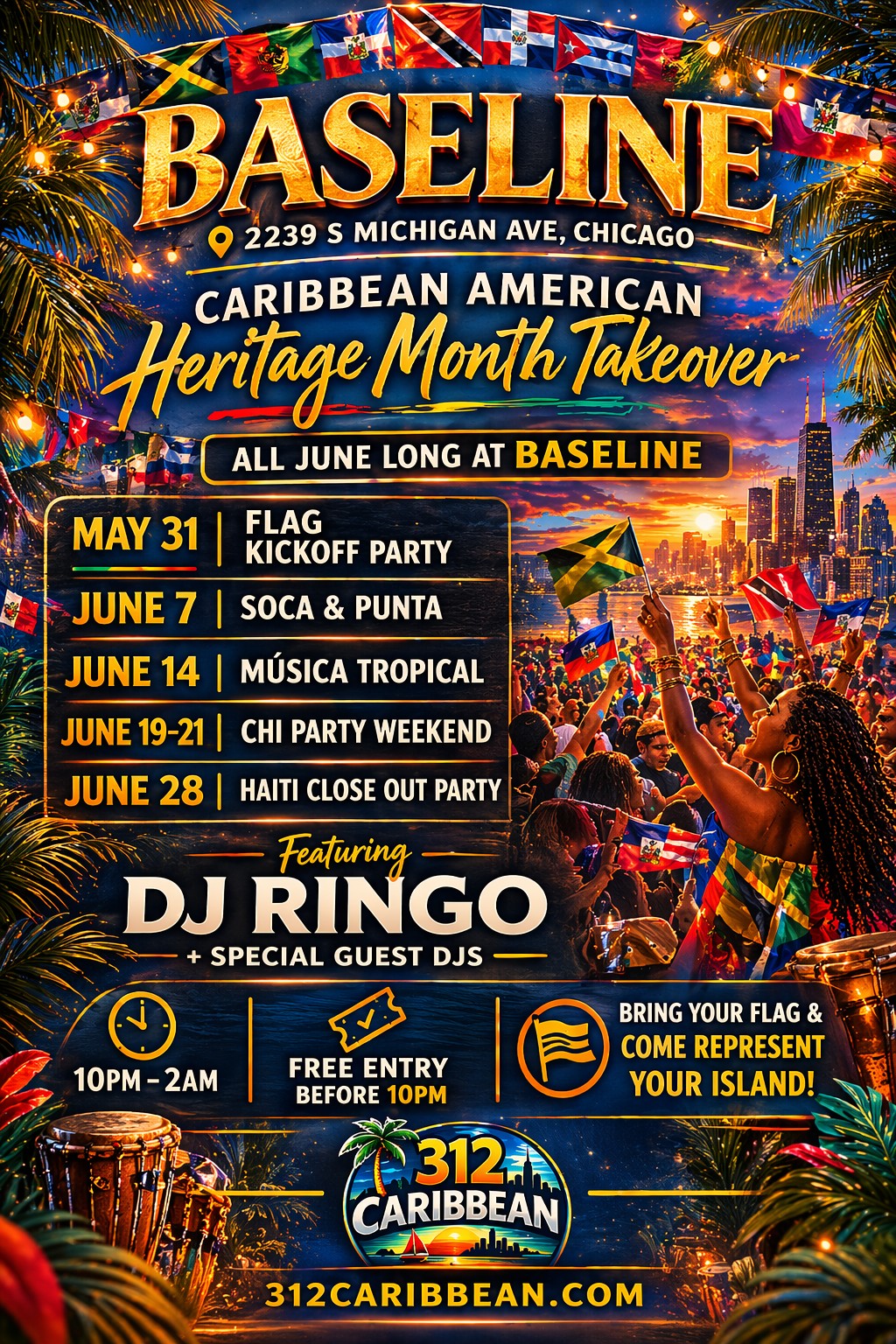 Sundays at Baseline flyer